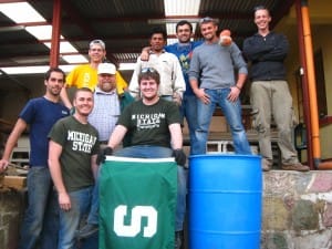 The University of Michigan seniors who built one of the world's first solar fridges. 